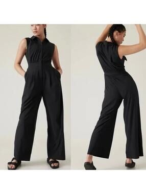 ATHLETA Brooklyn Heights Black
Wide Leg Jumpsuit size S